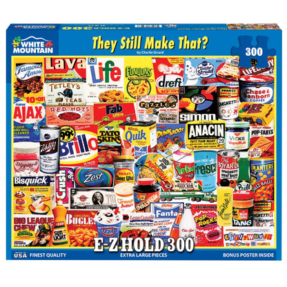 White Mountain 300 Piece Jigsaw Puzzle Funny Retro, They Still Make that?