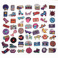 100 Pack 90s 80s Retro Stickers, 1990's 1980's Hip Hop Party Favors, Birthday Decorations