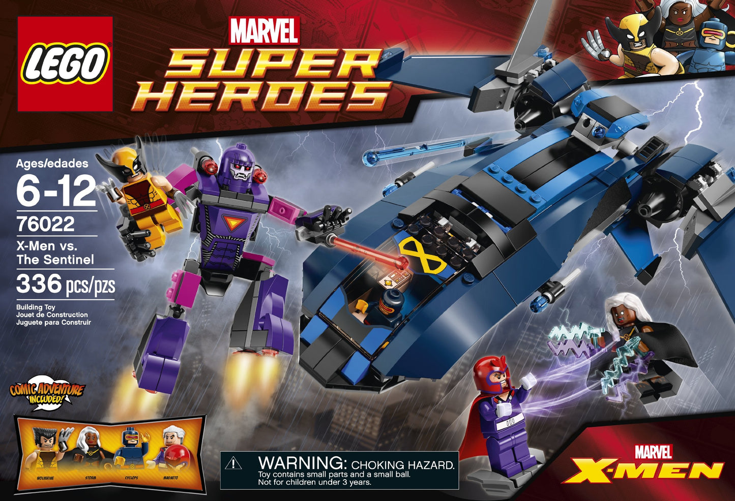 LEGO Superheroes 76022 X-Men vs. The Sentinel Building Set