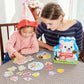 eeBoo: Cupcake Shaped Spinner Game - Animal & Baking Themed Game for Kids, Spin to Collect Ingredients, Preschool, Ages 3+, 2-4 Players