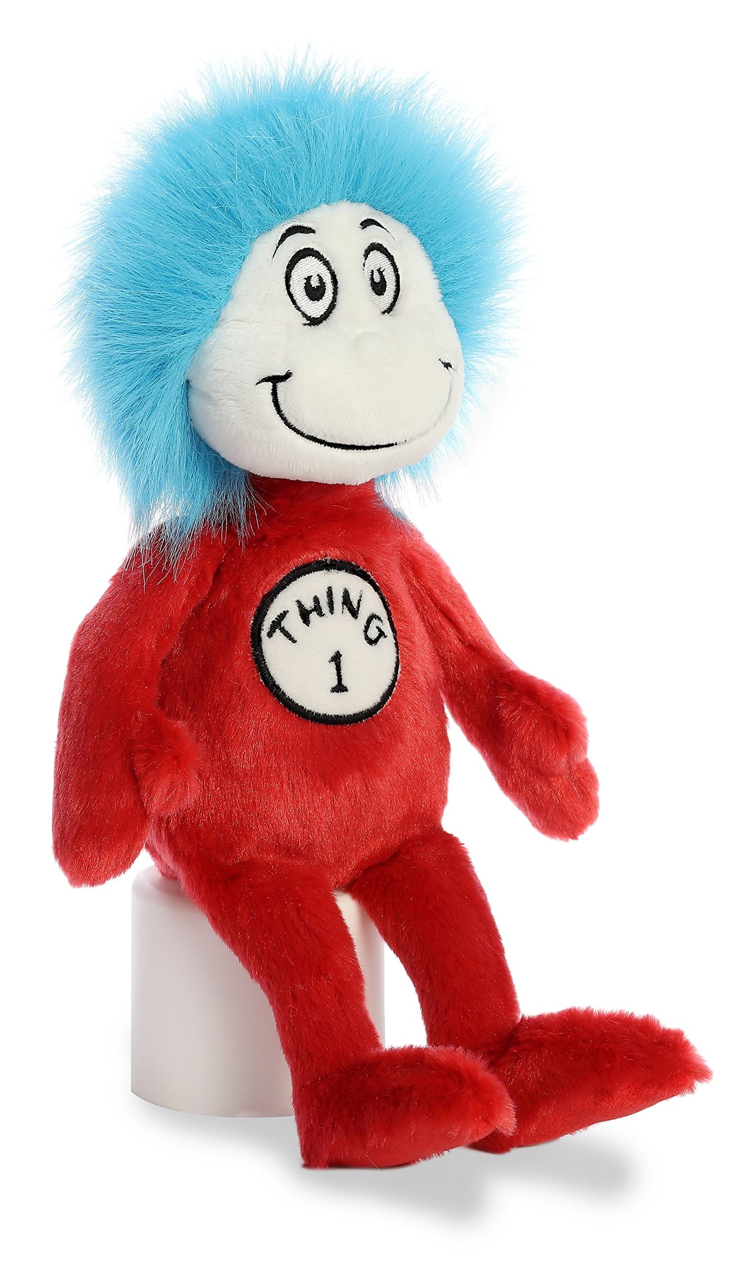 Aurora® Whimsical Dr. Seuss™ Thing One Stuffed Animal - Officially Licensed Plush for Imaginative Play - Perfect for Kids and Adults - Red 12 Inches