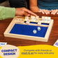 Shut The Box by Relatable, The Classic Choice for Tabletop Games, Math Games, Board Games for Kids and Adults, and Strategy Games, Includes 2 Dice, 1