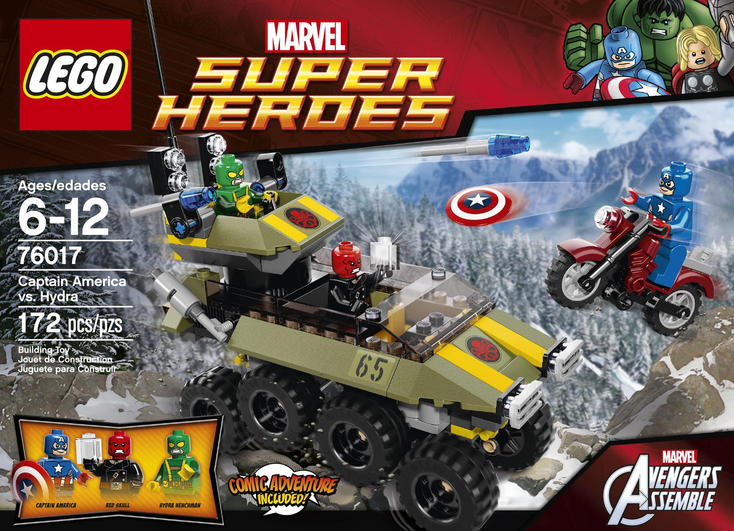 Lego 76017 Superheroes Captain America vs. Hydra