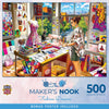 MasterPieces 500 Piece Jigsaw Puzzle for Adults, Family, Or Youth - Maker's Nook - Fashion Dreams - 21"x15"