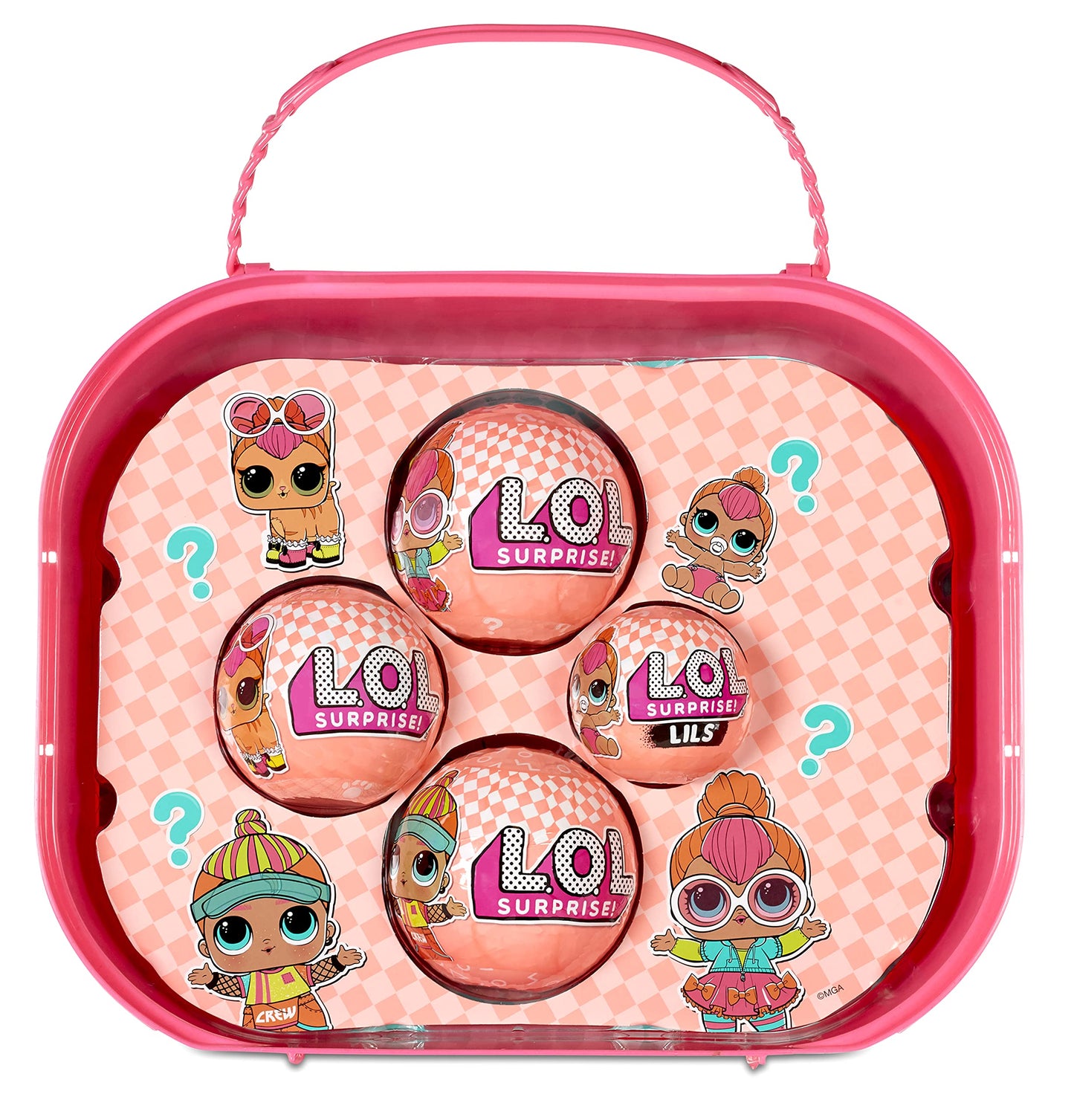 L.O.L. Surprise! 423133-INT LOL Exclusive OMG D.J. Family Pack-45+ Surprises Including Limited Edition Doll & Pet-with Fashions, Accessories, &