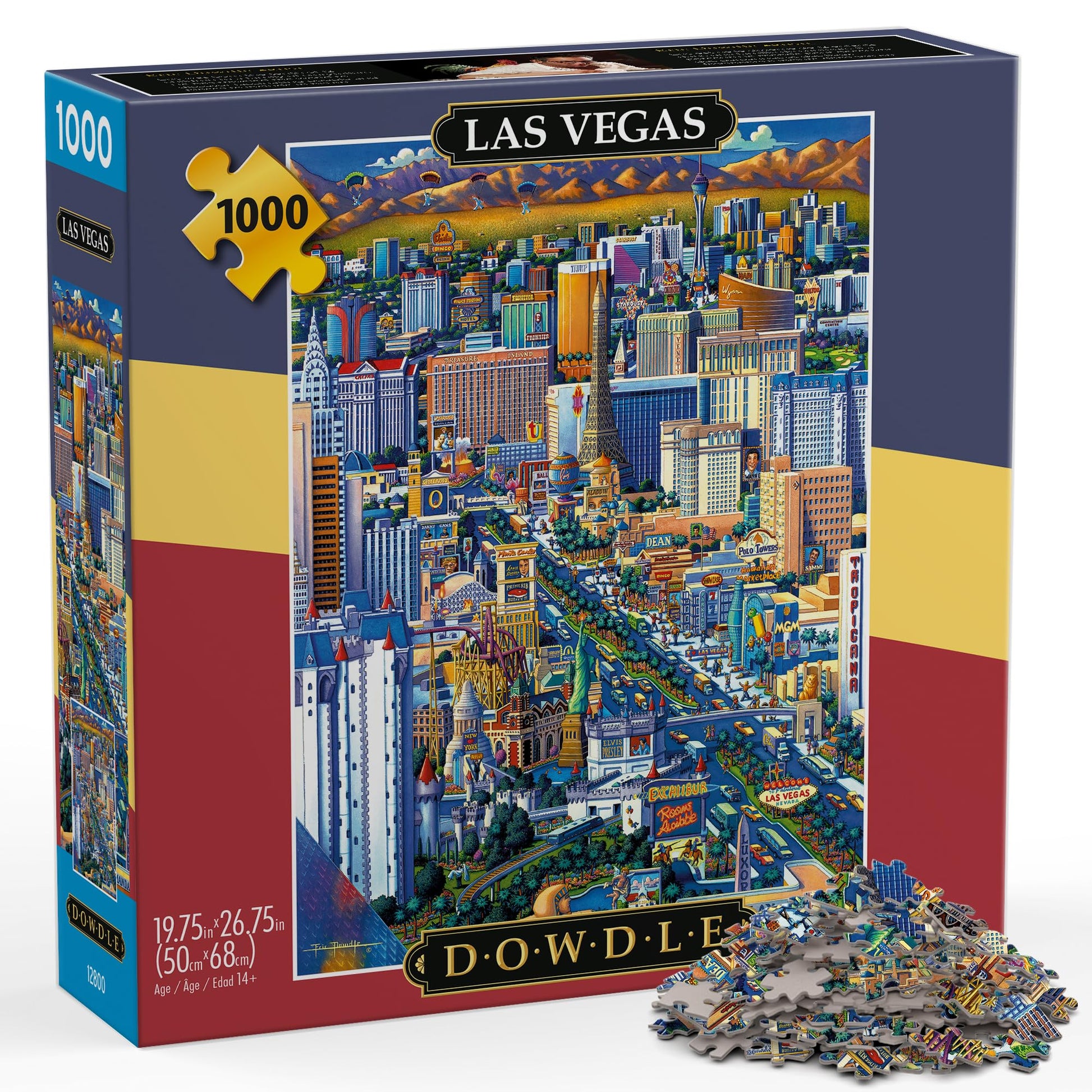 Buffalo Games - Eric Dowdle Las Vegas - 1000 Piece Jigsaw Puzzle for Adults