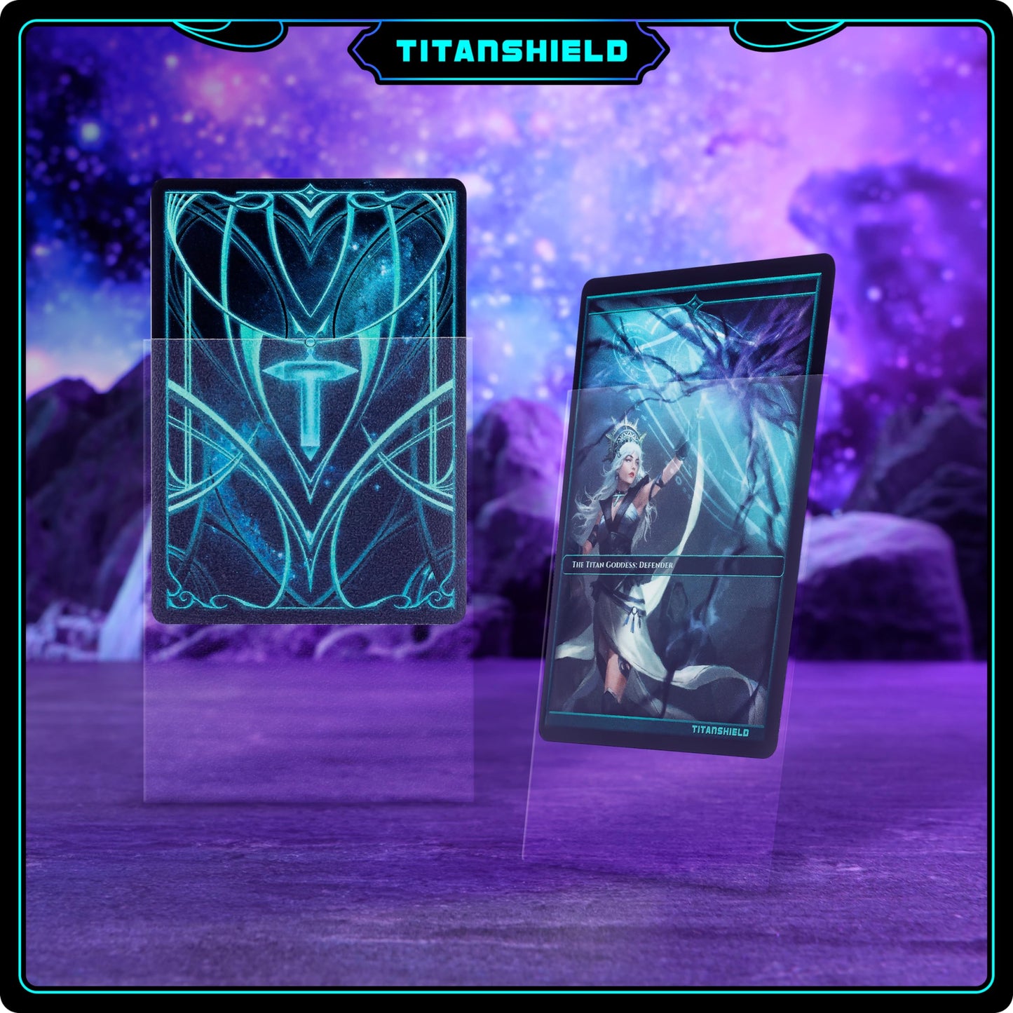 TitanShield Premium Card Sleeves | Compatible with Pokemon, One Piece, Lorcana, Flesh & Blood, & Magic The Gathering MTG | (150 Sleeves - Standard)
