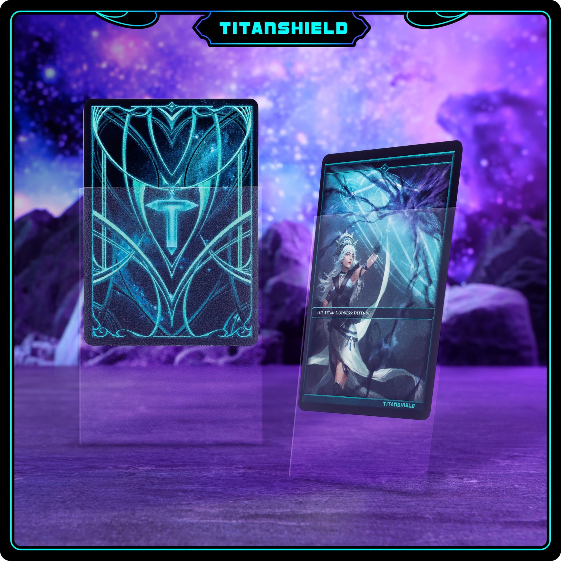 TitanShield Premium Card Sleeves | Compatible with Pokemon, One Piece, Lorcana, Flesh & Blood, & Magic The Gathering MTG | (150 Sleeves - Standard)