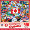 MasterPieces 550 Piece Jigsaw Puzzle for Adults and Family - Greetings from Canada - 18"x24"