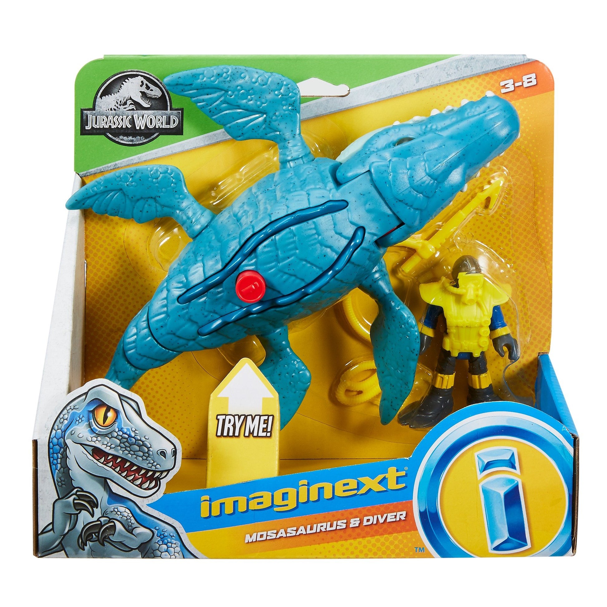 Imaginext Jurassic World, Mosasaurus & Diver