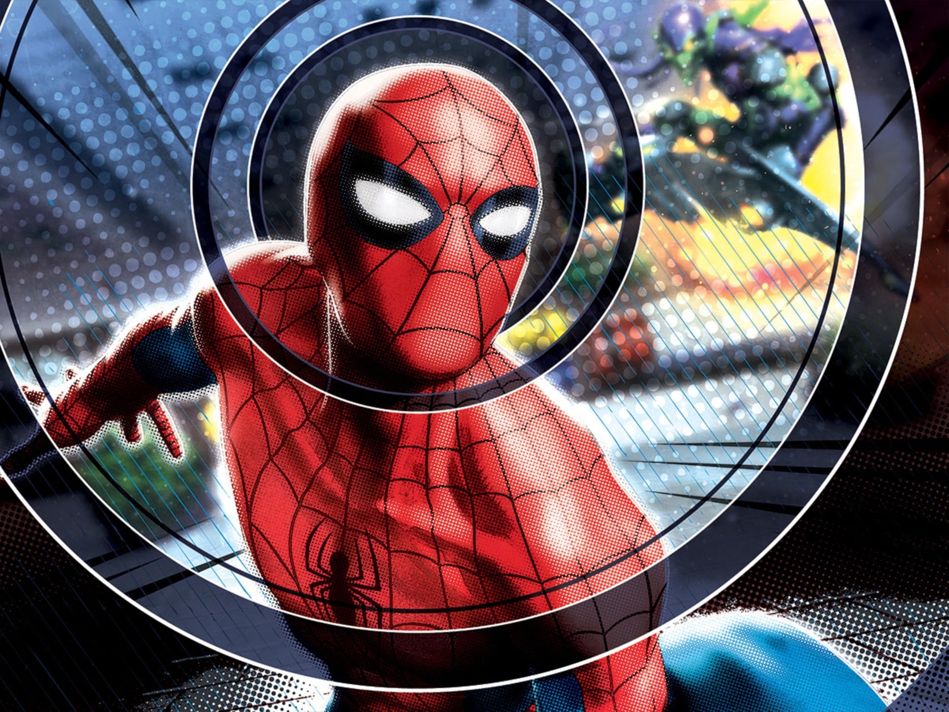Prime 3D Marvel Spider-Man Double-Sided Puzzle - 500 Piece 3D/2D Lenticular Jigsaw for Adults & Kids, 24"x18" Motion-Depth Activity, Official