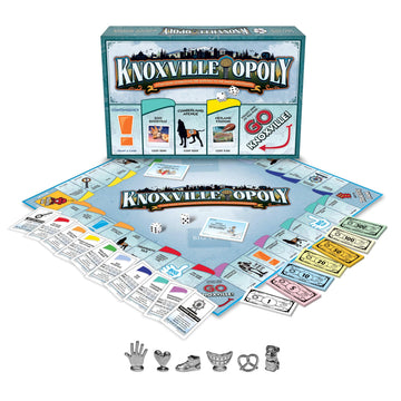 Late for The Sky Knoxville-Opoly City Board Game, Family Strategy Game Night for 2-6 Players, Ages 8+, Opoly-Style Play with Knoxville Landmarks
