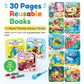 Timetome Water Coloring Book for Kids, 3 Pack Fairy Tale Animal Dinosaur Water Painting Book for Toddlers 1-3, Reusable Water Doodle Book, Montessori