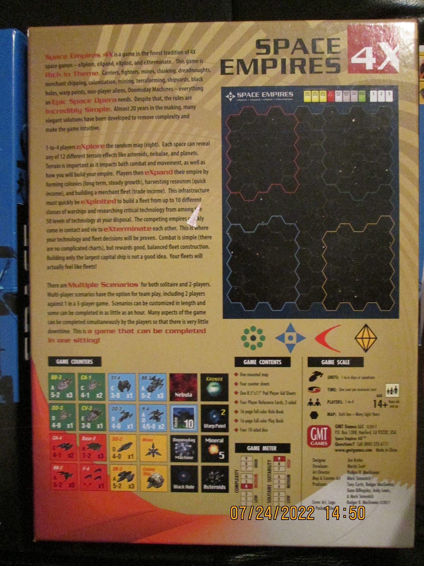 GMT Games Space Empires 4X 3rd Printing