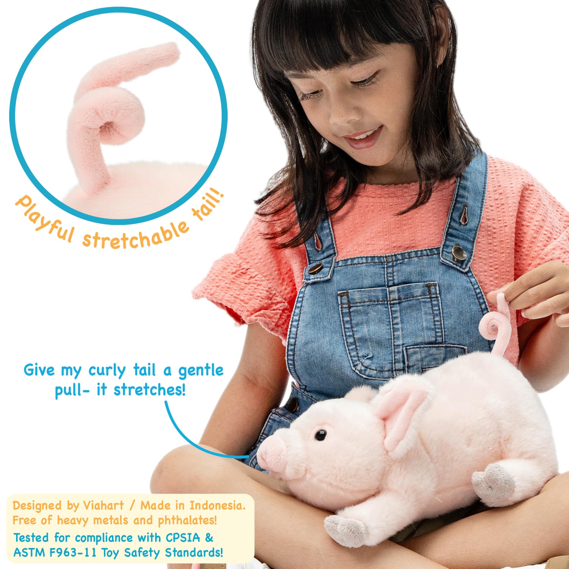 TigerHart Perla The Pig - 10 Inch Stuffed Animal Plush