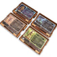SMONEX Wooden Organizer and Four Player Boards Compatible with Gloomhaven Board Game - Box Suitable for Storage All Gloomhaven Expansions - Insert