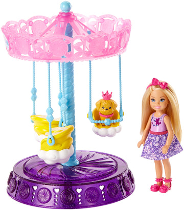 Barbie Dreamtopia Chelsea Doll and Carousel Playset