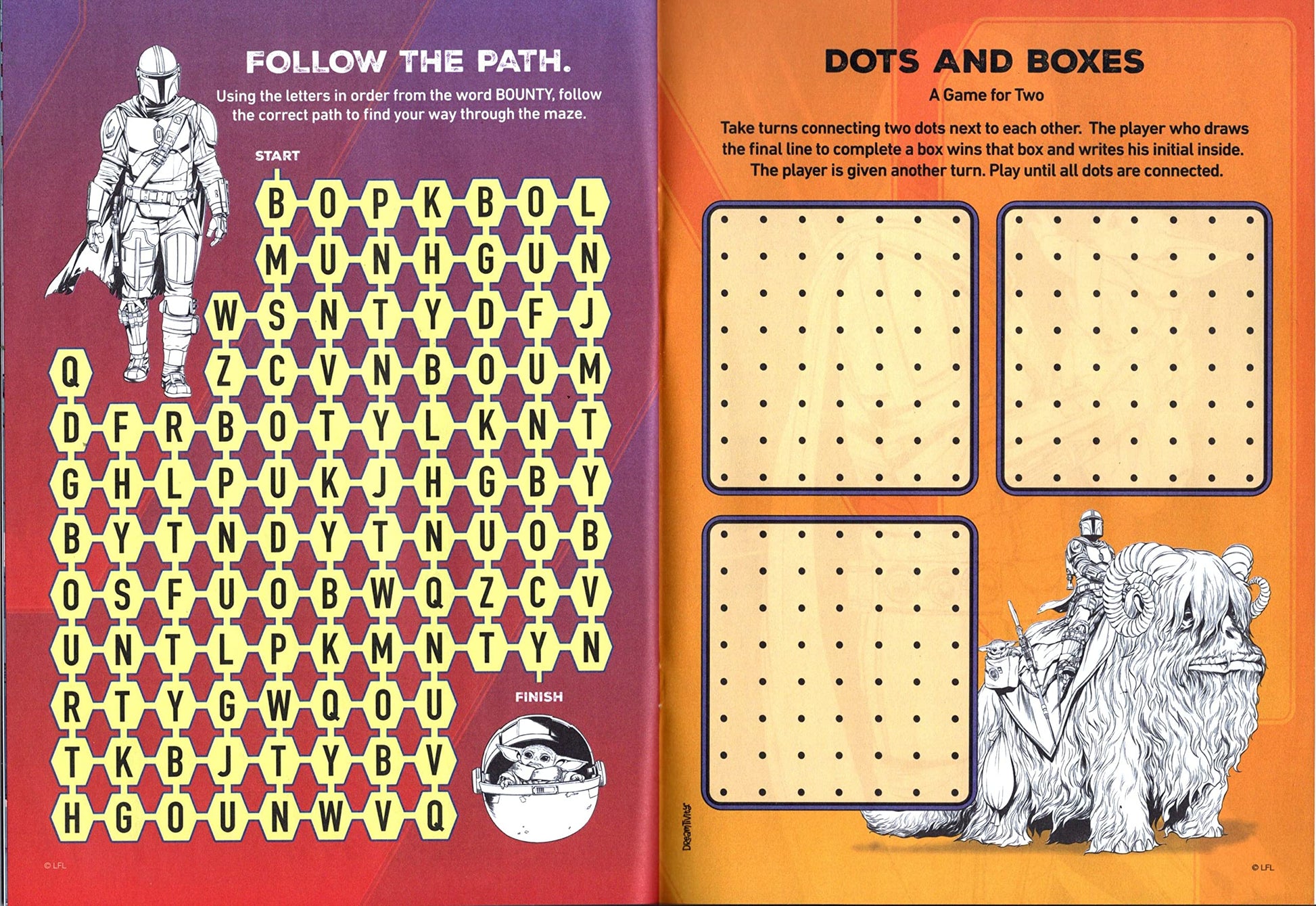 Disney Star Wars - StickerTivity - I Am Grogu & Cute and Hungry (Set of 2 Books)
