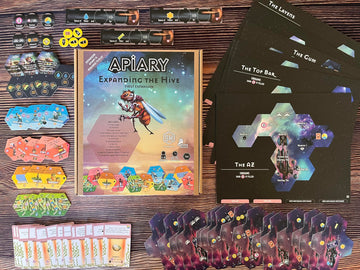 Stonemaier Games: Apiary: Expanding The Hive Expansion | New Unique Frames, Additional Tiles, and More! | Add to Apiary - A Strategy Board Game About