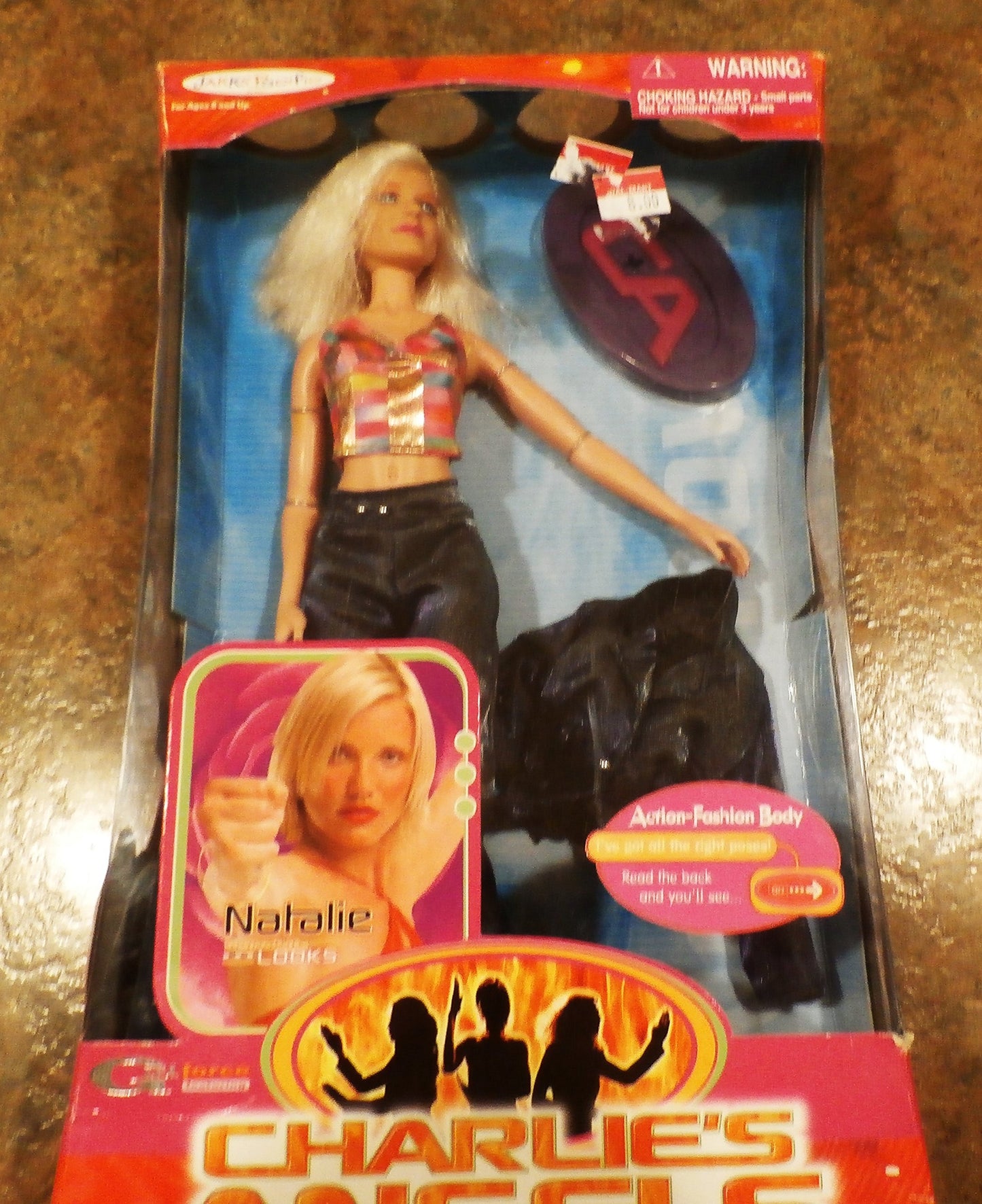 Jakks Pacific Charlie's Charlies Angels Natalie Cameron Diaz Doll Figure