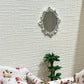 SAMCAMI Dollhouse Accessories Mini Mirror, 1/12 Scale Doll House Accessories and Furniture, Miniature Dollhouse Mirror, 5 Pieces