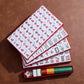 Mose Cafolo Professional Chinese Mahjong Game Set 146 Numbered Large Size Tiles with Carrying Travel Case, Complete Mahjong Tiles Set (Majiang