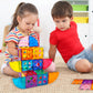 PicassoTiles Magnetic Building Block Quarter Round and Window Set Magnet Construction Toy Educational Kit Engineering STEM Learning Playset Child