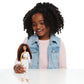 Naturalistas 11.5-inch Fashion Doll and Accessories Kelsey, 4B Textured Hair, Light Brown Skin Tone