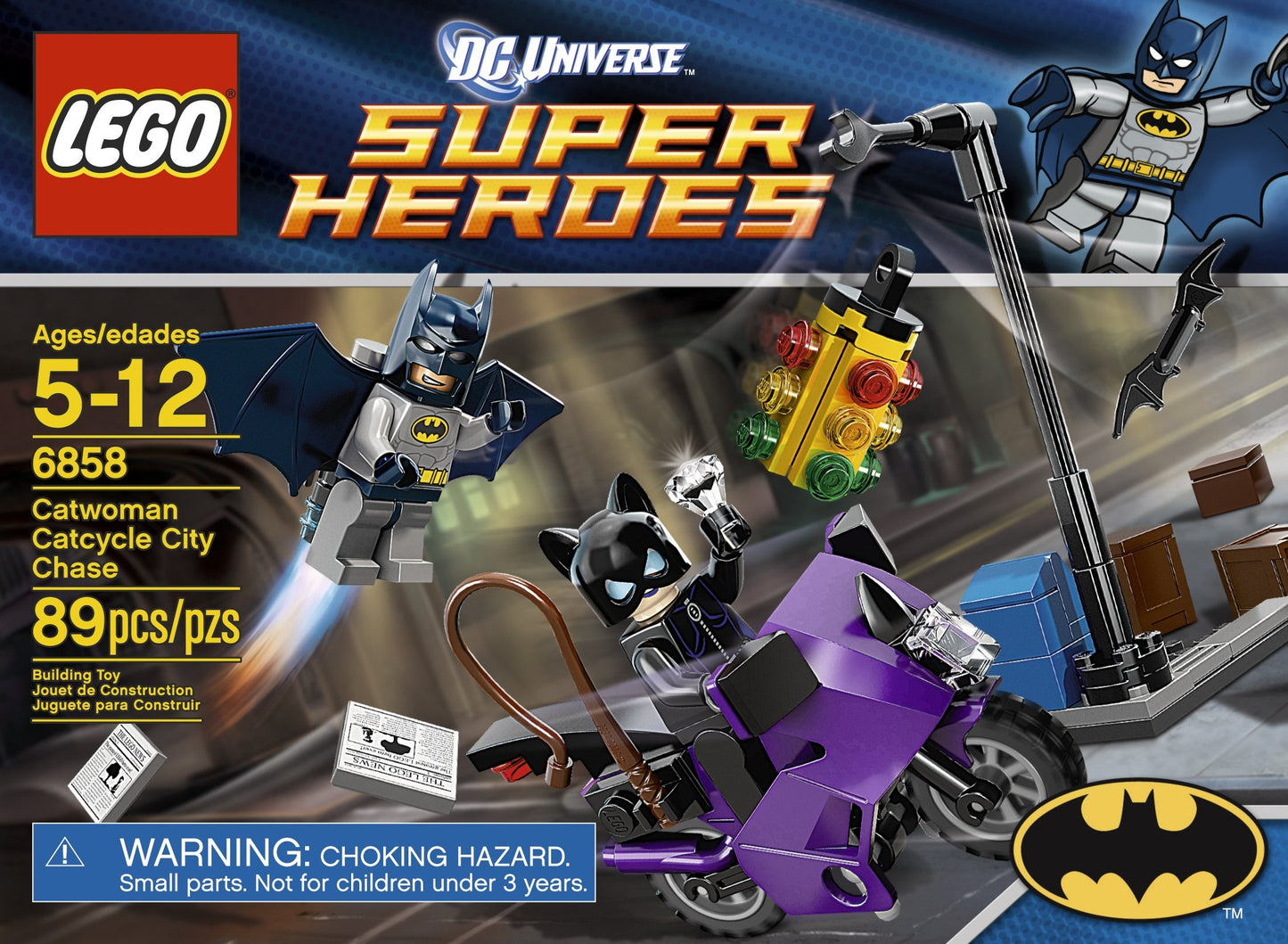 LEGO Super Heroes Catwoman Catcycle City Chase 6858