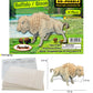 Puzzled 3D Puzzle Buffalo Wood Craft Construction Model Kit, Fun & Educational DIY Bison Wooden Animal Toy Assemble Model Unfinished Crafting Hobby