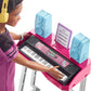 Barbie: Big City, Big Dreams Brooklyn” Roberts Doll (11.5-in, Brunette with Braids) & Music Studio Playset with Keyboard & Accessories, Gift for 3