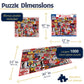 White Mountain 1000 Piece Jigsaw Puzzle Legends Collage, I Love Basketball