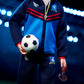 Barbie Signature Fashion Doll, Ted Lasso Wearing Blue Tracksuit with AFC Richmond Logo, Collectible in Displayable Packaging