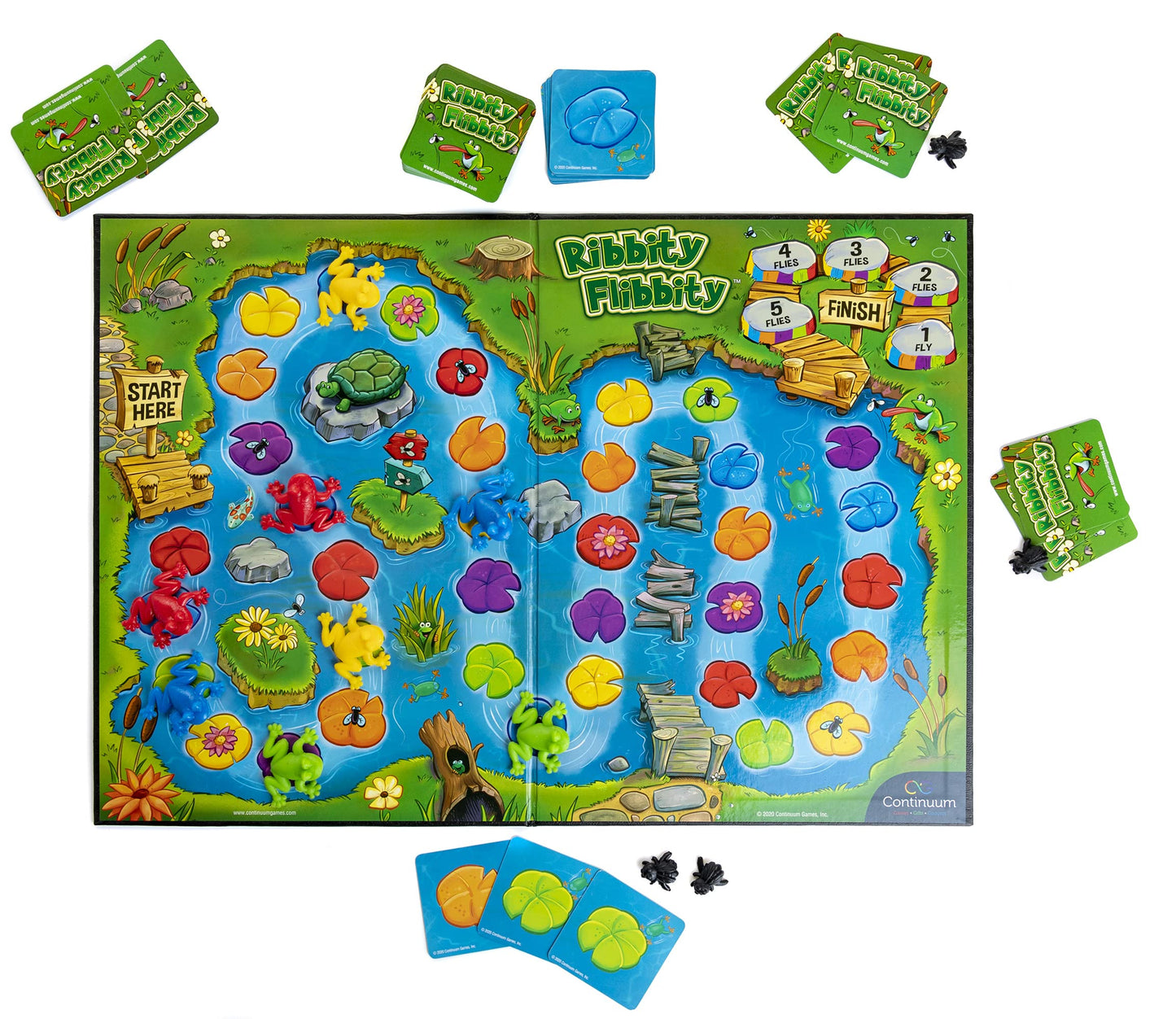 Ribbity Flibbity, the Lily Pad Leaping, Fly Feasting Game, Fun Frog-Themed Board Game