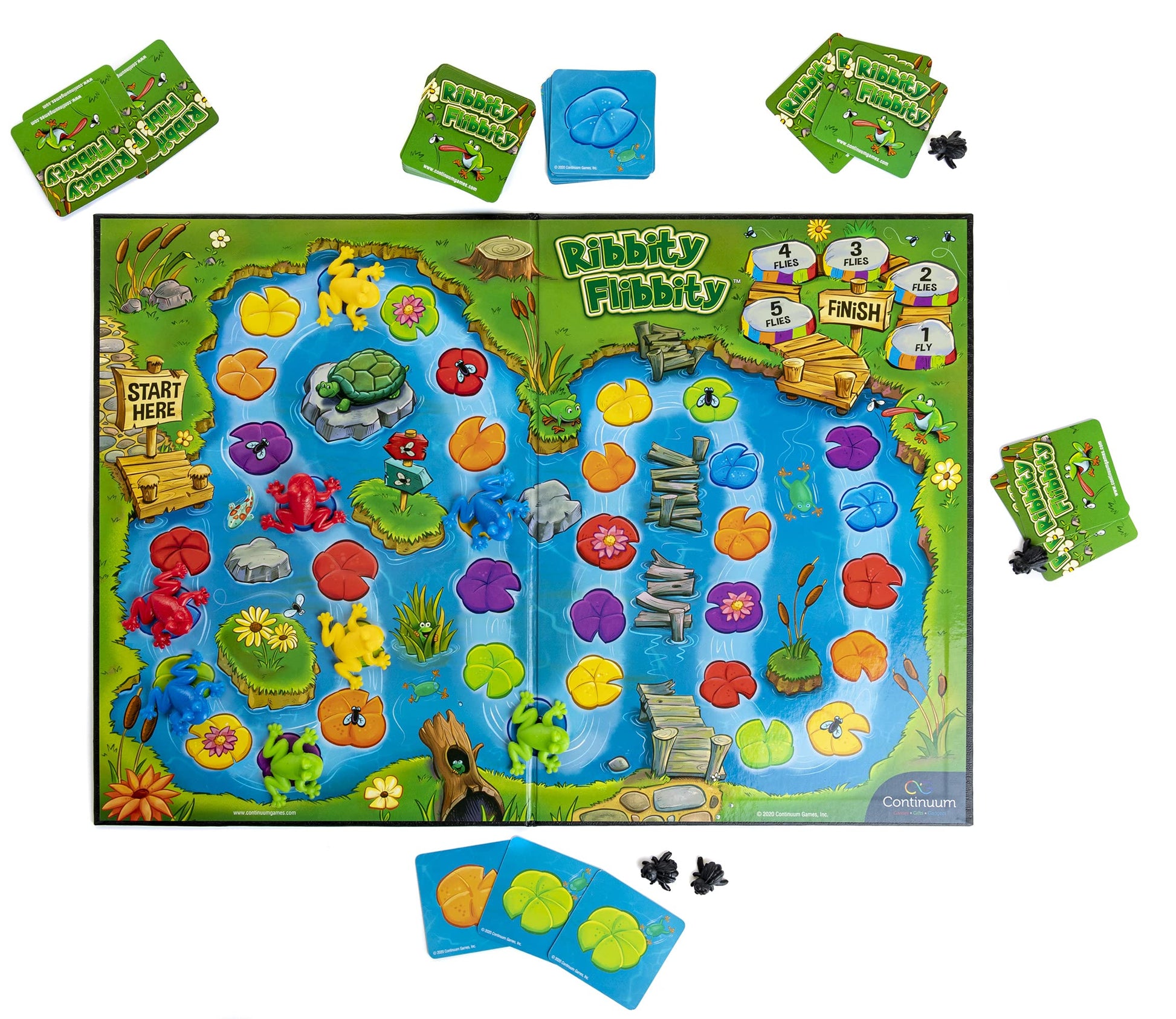 Ribbity Flibbity, the Lily Pad Leaping, Fly Feasting Game, Fun Frog-Themed Board Game