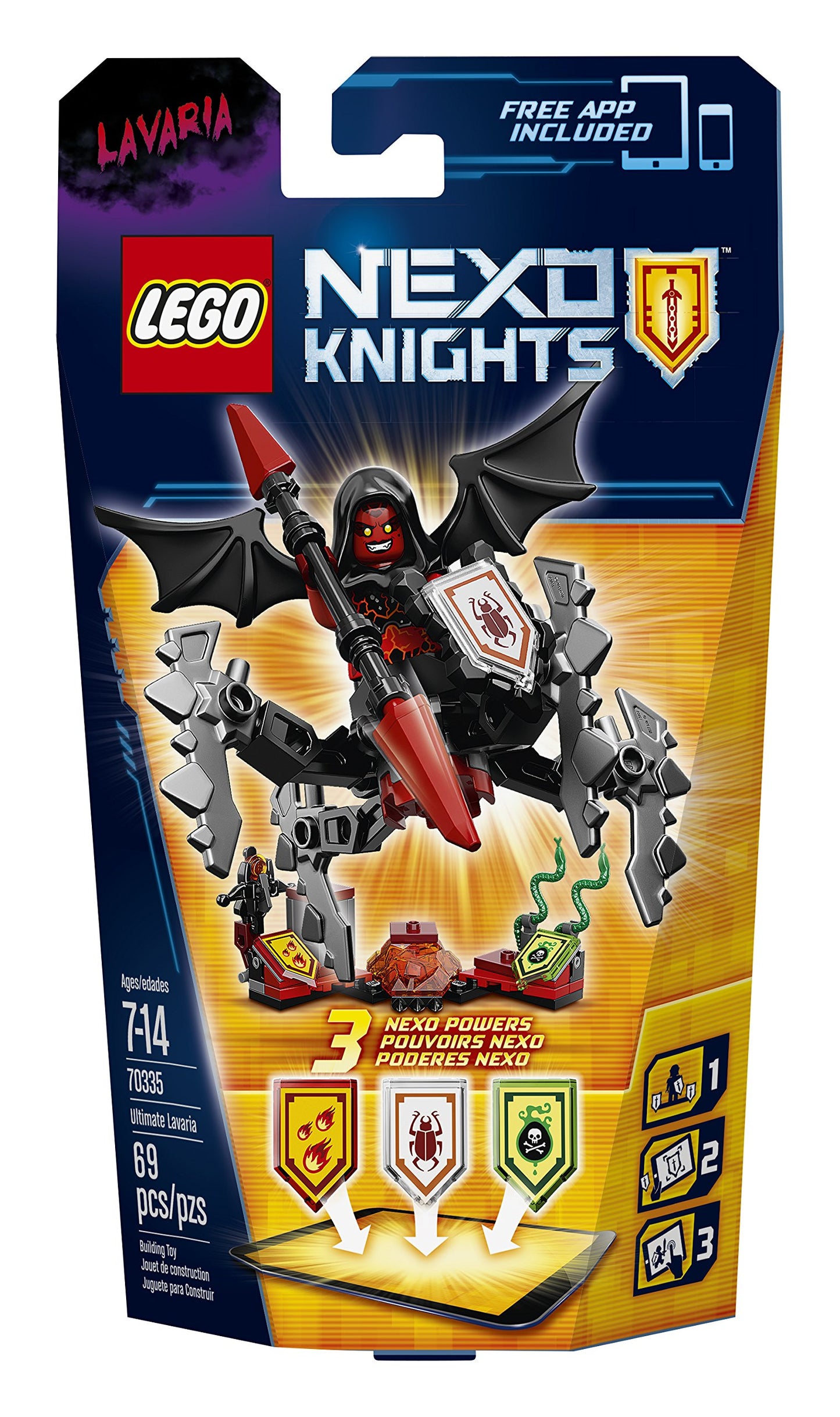 LEGO Nexo Knights Ultimate Lavaria Building Kit (69 Piece)
