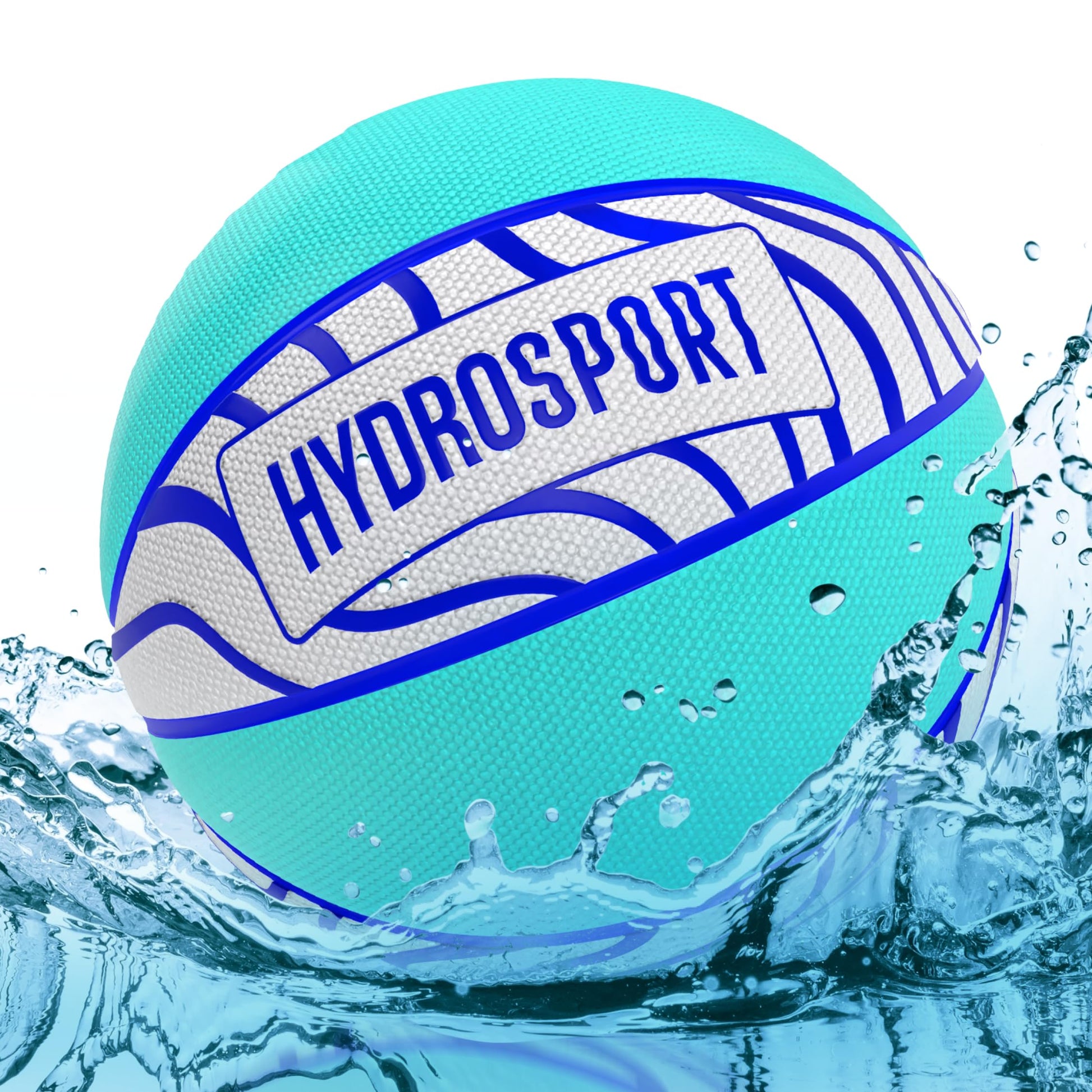 Pool Basketball (Size 3) - Pool Toys for Kids, Teens, & Adults - Water Basketball for Pools Party - Waterproof Swimming Balls - Water Toys for Kids