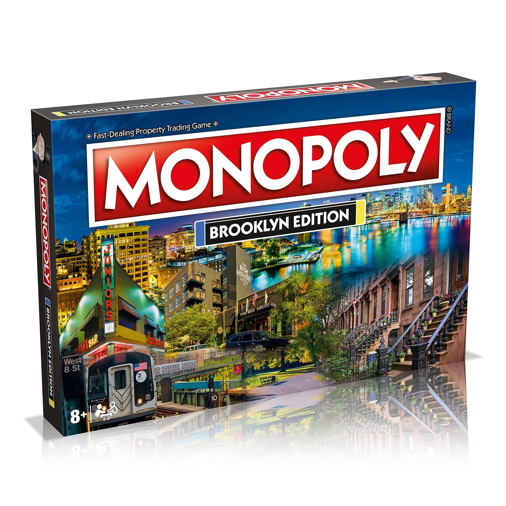 Monopoly Board Game Brooklyn Edition: 2-6 Players Family Board Games for Kids and Adults, Board Games for Kids 8 and up, for Kids and Adults, Ideal