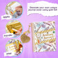 Good Vibes Journal DIY Set by Craft Vibes Only - Personalized Diary - Custom Journals for Girls - Creative Writing Scrapbook Kit - Customize Your