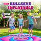 Playland 7.5 FT Inflatable Balance Platform for Kids - Bullseye Wobble Bounce Pad, Outdoor Play Toy for Backyard, Supports 300 lbs, Up to 3 Kids