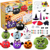 Klever Kits Halloween Pumpkin Decorating Kit, Halloween Painting Kits Party Favors for Kids, Arts and Craft Party Supplies, DIY Coloring Pumpkin