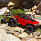 Axial SCX24 1/24 Deadbolt RC Crawler 4WD Truck 8" RTR with LED Lights, 3-Ch 2.4GHz Transmitter, Battery, and USB Charger: (Red) AXI90081T1
