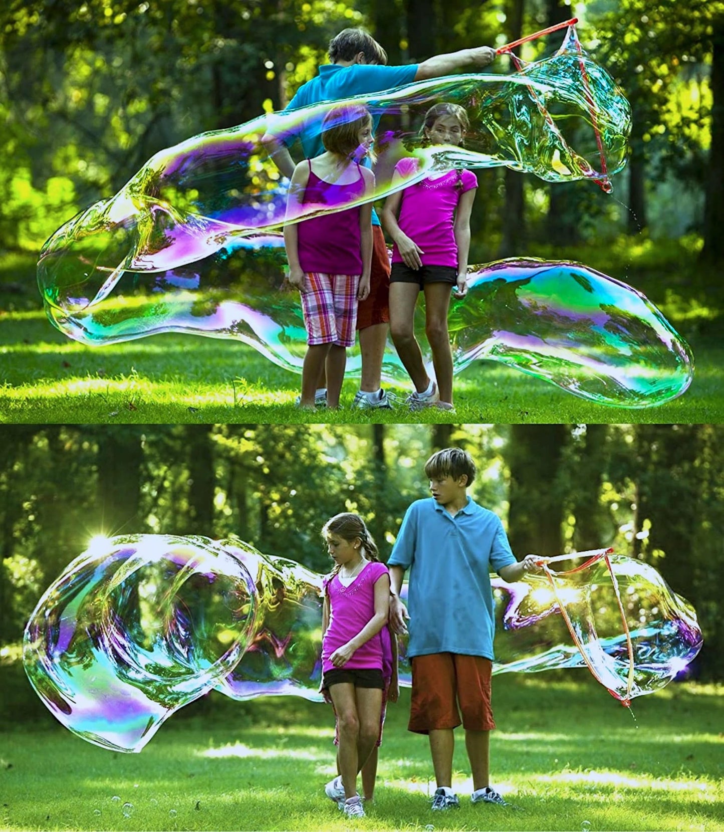 BUBBLETHING Giant Bubble Mix Makes 7 Gallons (896 oz.) Big Bubble Solution