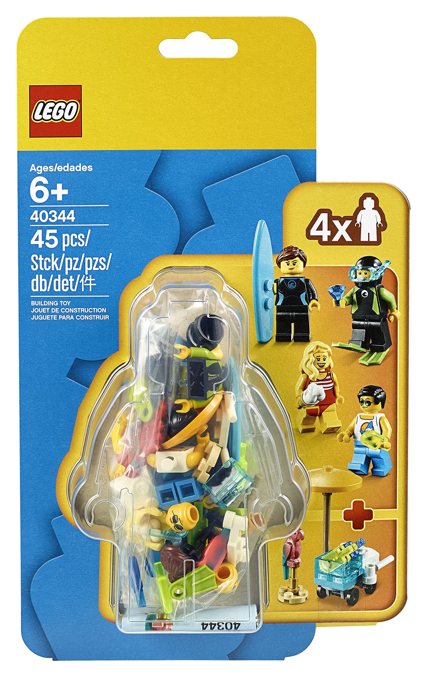 LEGO Summer Celebration Minifigure Pack 40344, 45 Pieces