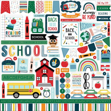 Echo Park Paper Co. First Day of School Element Sticker