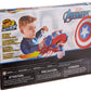 Marvel NERF Power Moves Avengers Captain America Shield Sling NERF Disc-Launching Toy for Kids Roleplay, Toys for Kids Ages 5 and Up