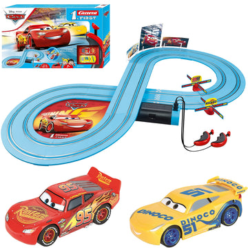 Carrera First Disney Cars Slot Car Race Track Set - Lightning McQueen