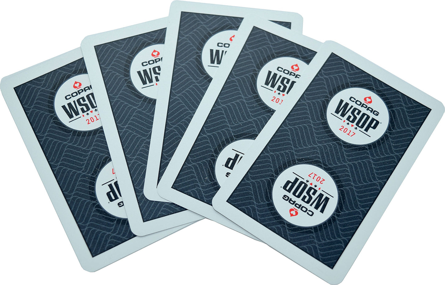 WSOP Set of 2 Authentic Decks Dealt at 2017 Used Copag Plastic Playing Cards Bridge Standard Index