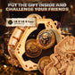 ESC WELT Blackbeard's Compass 3D Escape Room Puzzle Box - Brainteaser Money Box - Wooden Puzzle Game