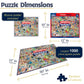 White Mountain 1000 Piece Jigsaw Puzzle Iconic Athletes, Sports Heroes